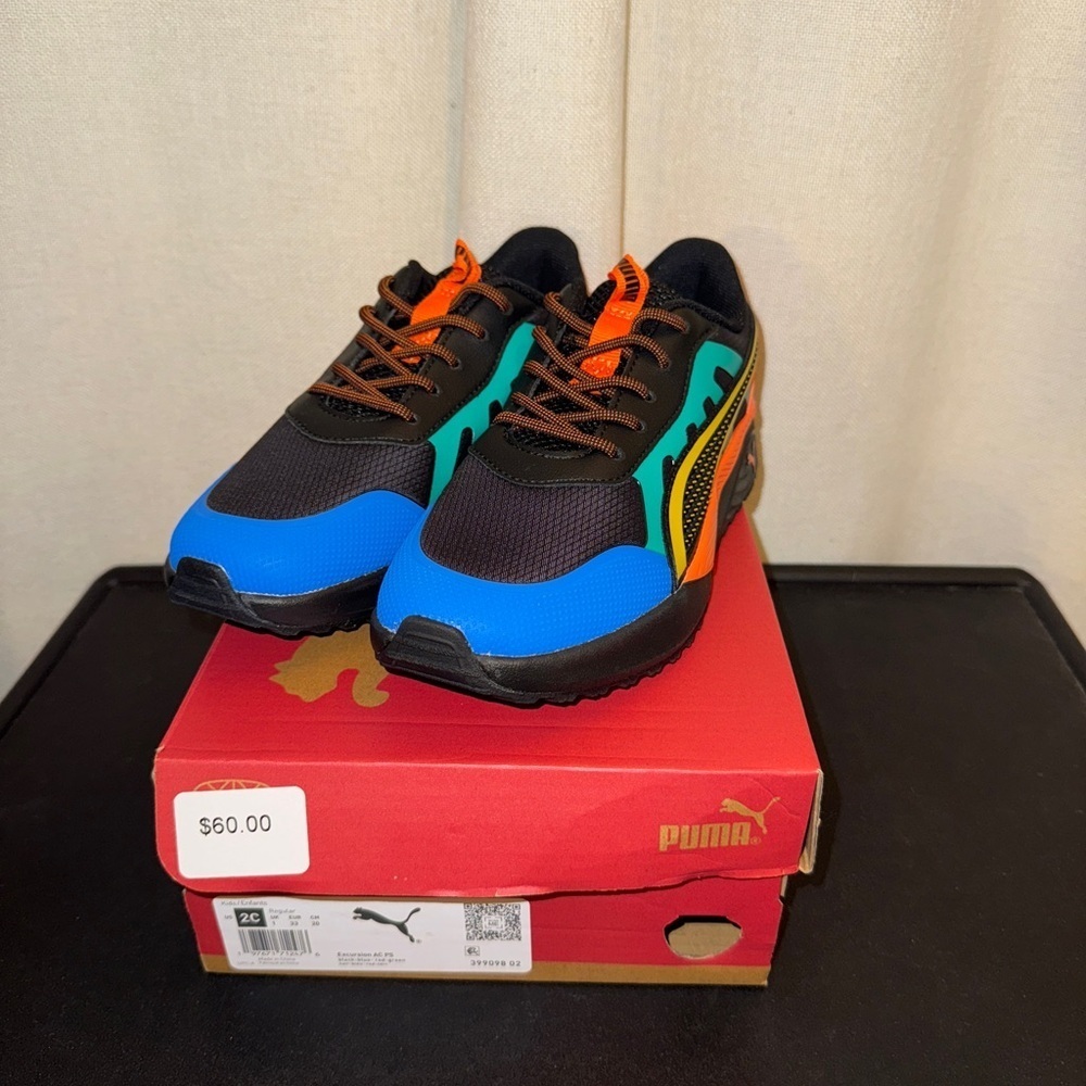 Puma Boy Shoes Sz 2c